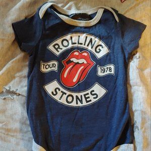 Rolling Stones Onesie Size 3-6 Months